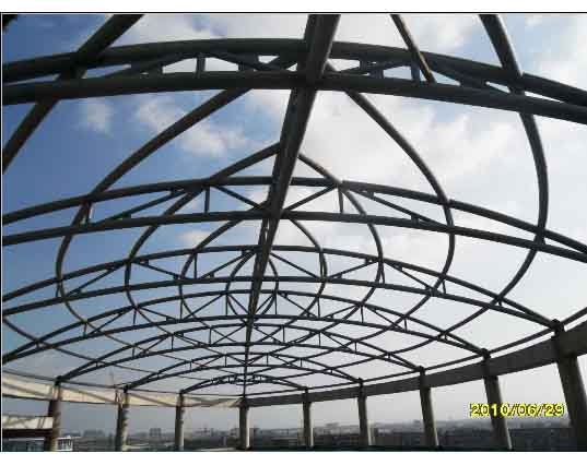 孟州中煤朔州宾馆管桁架工程