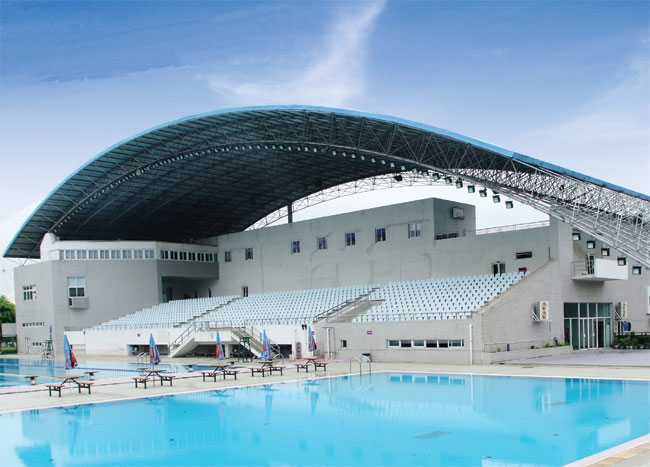 孟州游泳馆网架